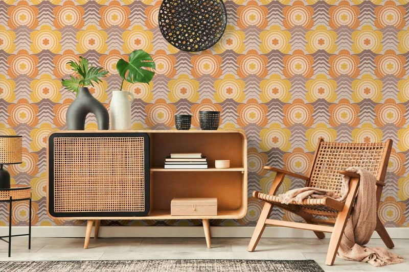 Retro Elegance Wallpaper - 5 Colours