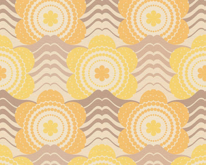 Retro Elegance Wallpaper - Yellow