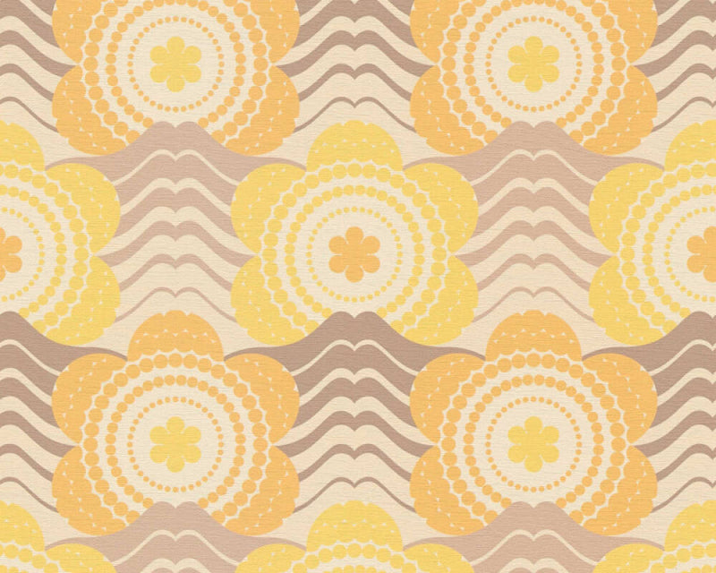 Retro Elegance Wallpaper - 5 Colours