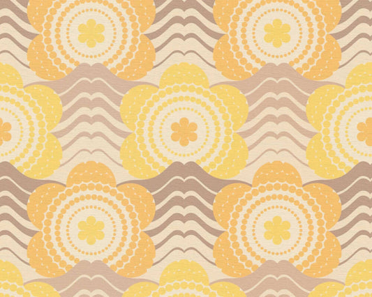 Sample - Retro Elegance Wallpaper - Yellow