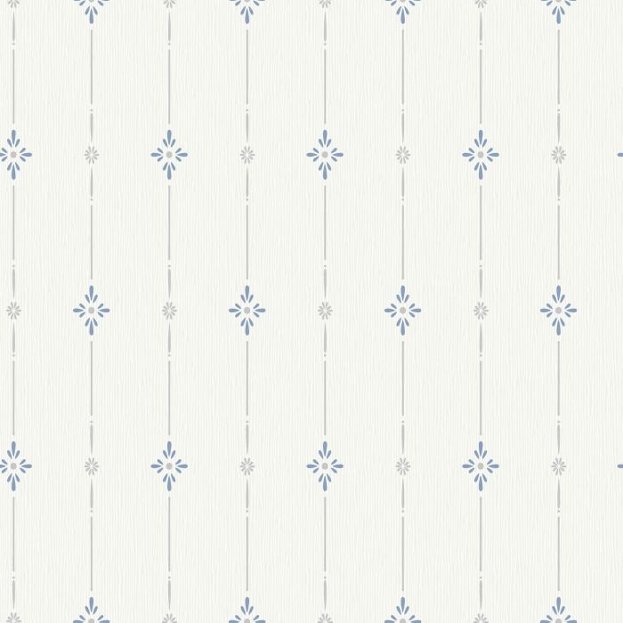 Sample - Britta Stripes Wallpaper - Blue