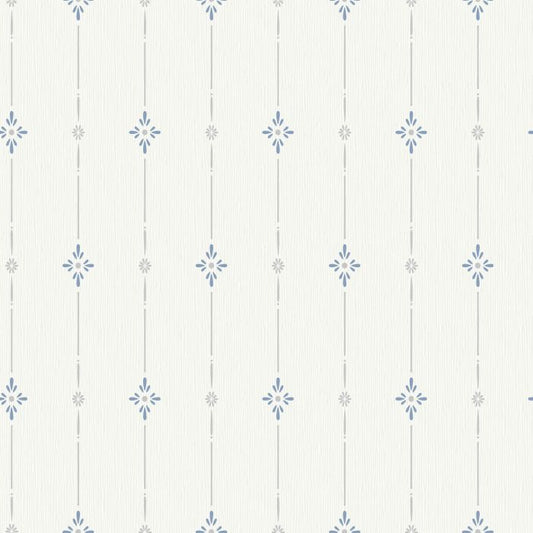 Britta Stripes Wallpaper - Blue