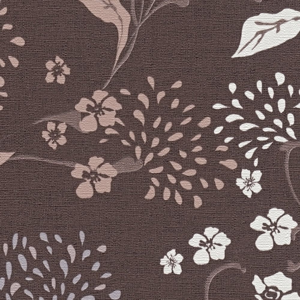 Bloom Wallpaper - House of Turnowsky - Brown/Pink
