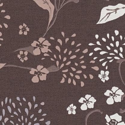 Bloom Wallpaper - House of Turnowsky - Brown/Pink