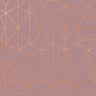Never Ending Foil by Suzan Hijink Wallpaper - Copper Pink