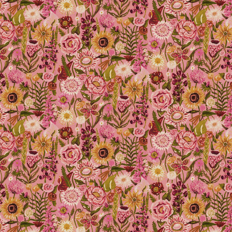 Sample - Utopia Floral Wallpaper - Rosa