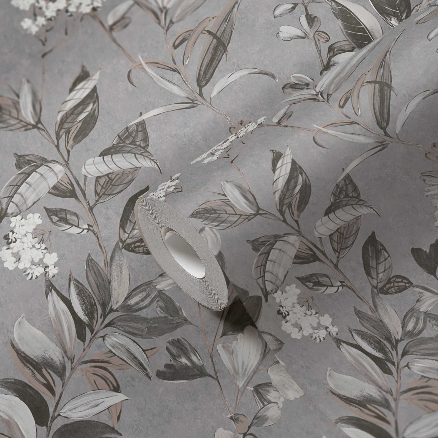 Meadow Whisper - Architects Wallpaper - Grey