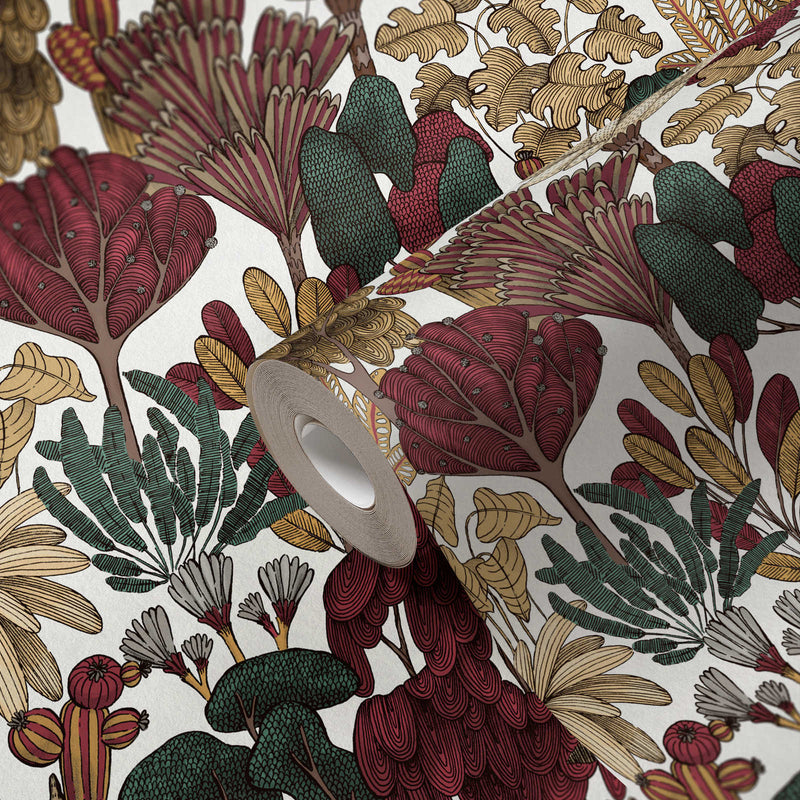 Exotic Oasis Wallpaper - Brown