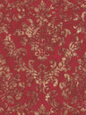 Baroque Damask Wallpaper - Red + Gold