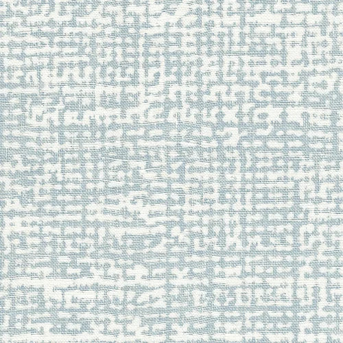 Pagoda Linen Wallpaper - Marine Blue