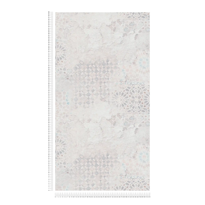 Barcelona Mosaic Wallpaper - Grey