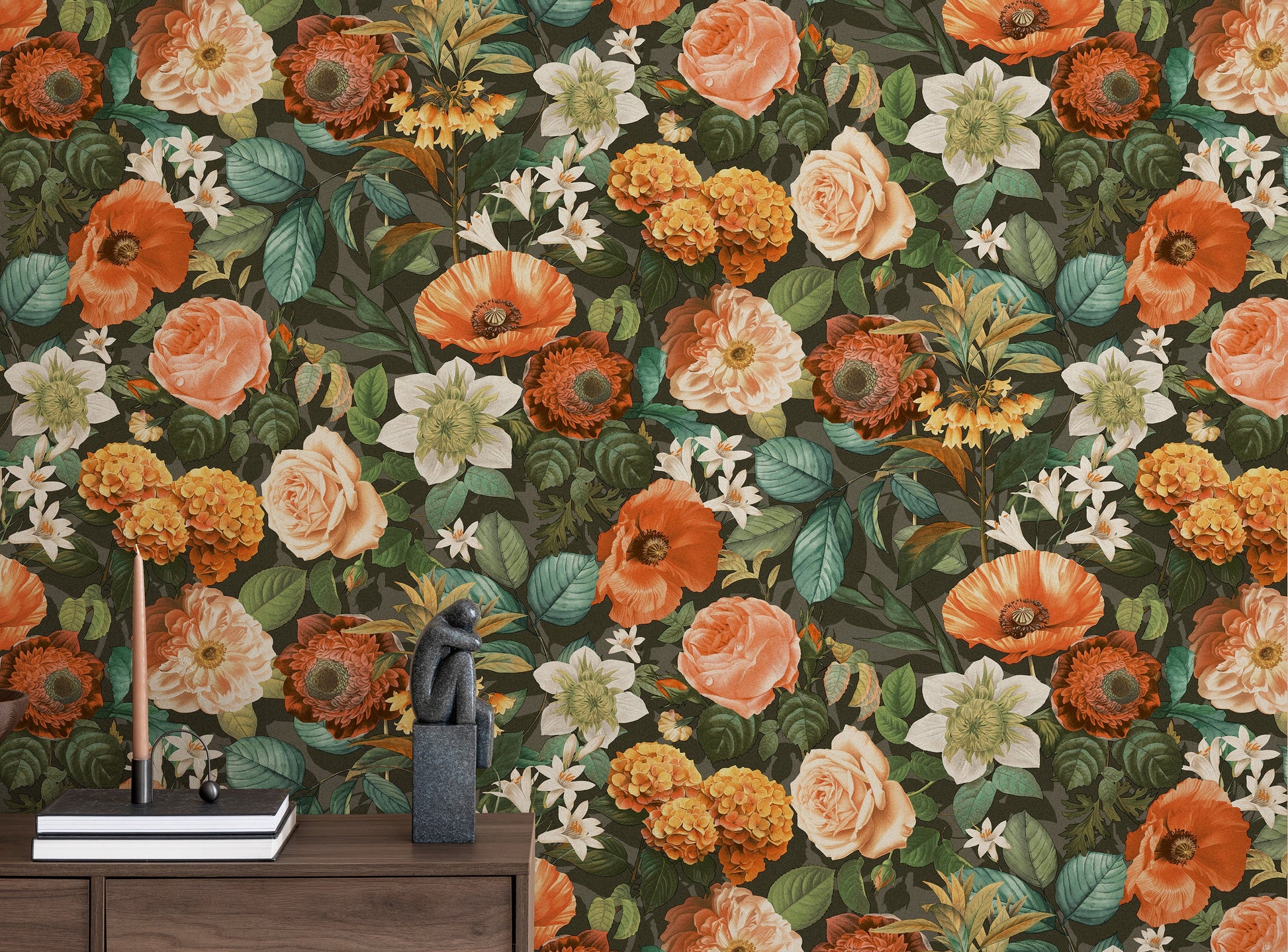 Olivia Floral Wallpaper – Multi