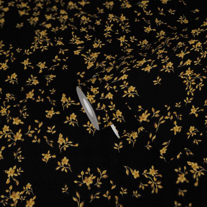 Versace Fall Wallpaper - Black/Gold