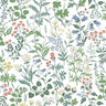 Flora – Stylised Bloom Wallpaper – White
