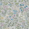 Flora – Stylised Bloom Wallpaper – Blue-Grey