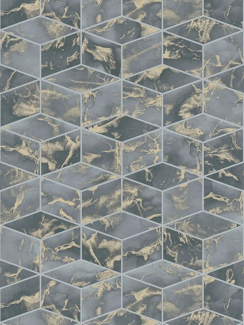 St. Petersburg Geometric Wallpaper - LAST ROLL