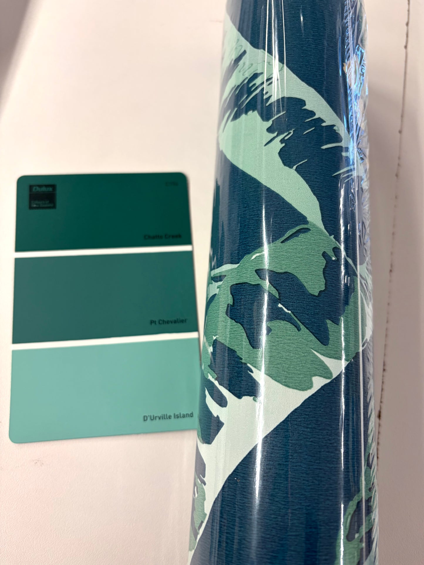 Escapade Epopee Vinyl Wallpaper - Peacock Blue & Gold - Discontinuing