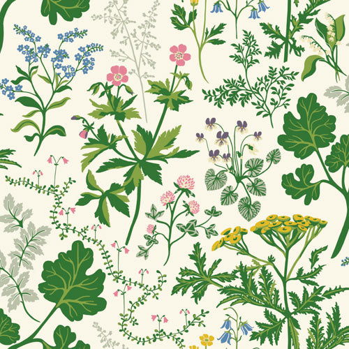 Sample - Lillian Wallpaper - White