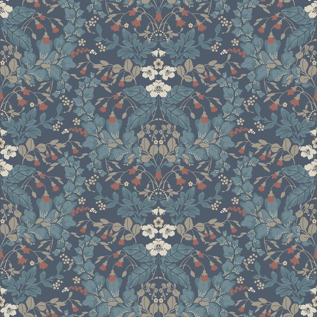 Sample - Saga Wallpaper - Blue/Red