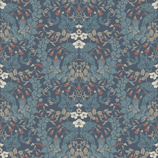 Saga Wallpaper - Blue/Red