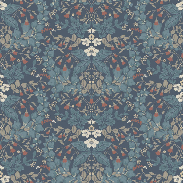 Sample - Saga Wallpaper - Blue/Red