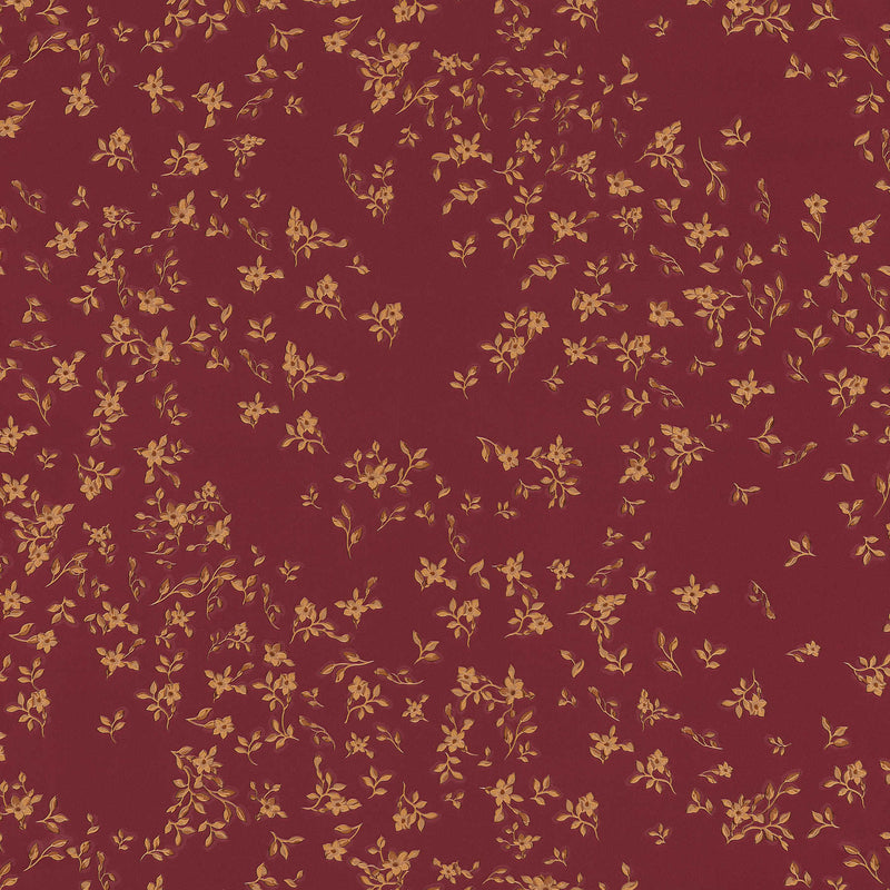 Versace Fall Wallpaper - Red/Gold/Brown