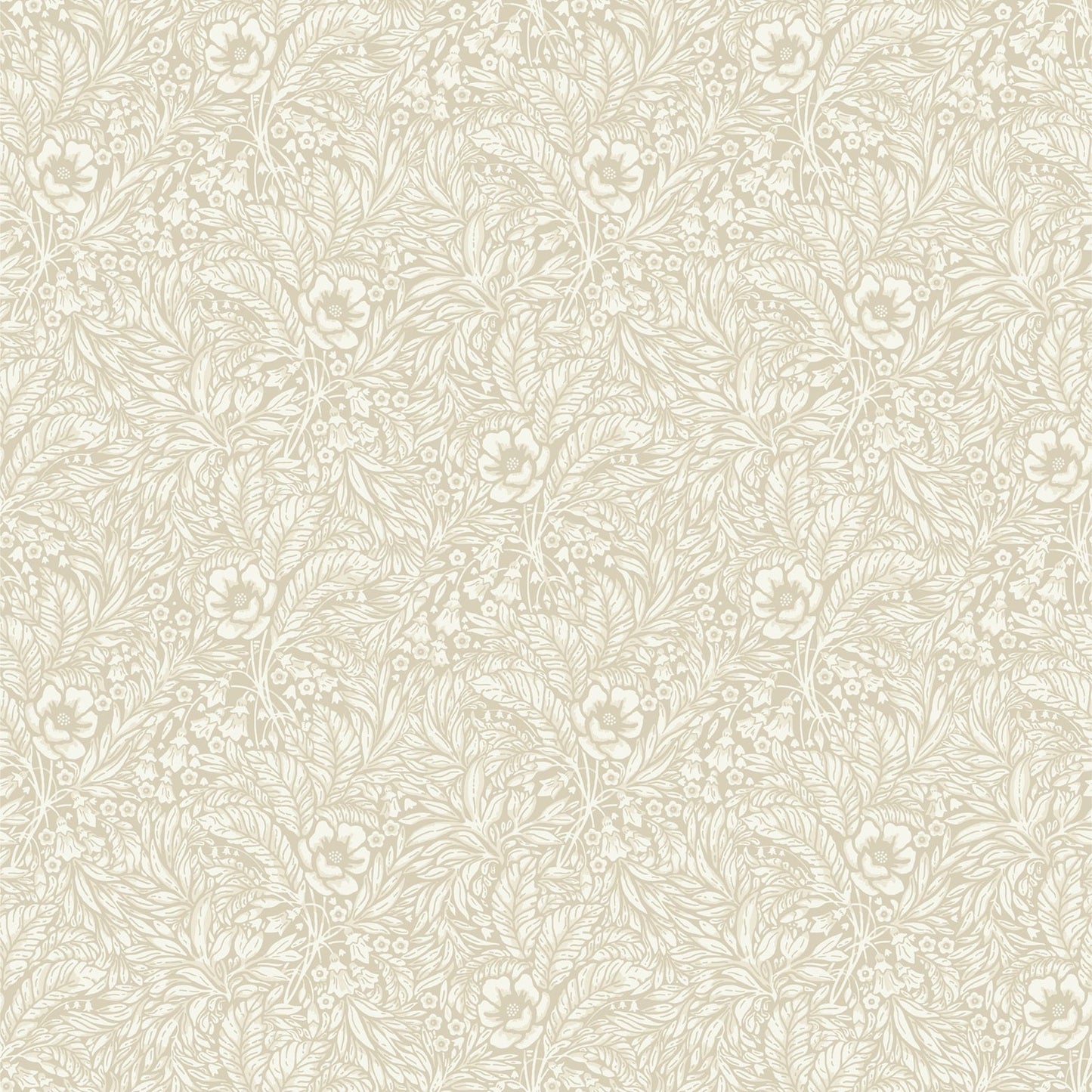 Emma Floral Wallpaper - Beige