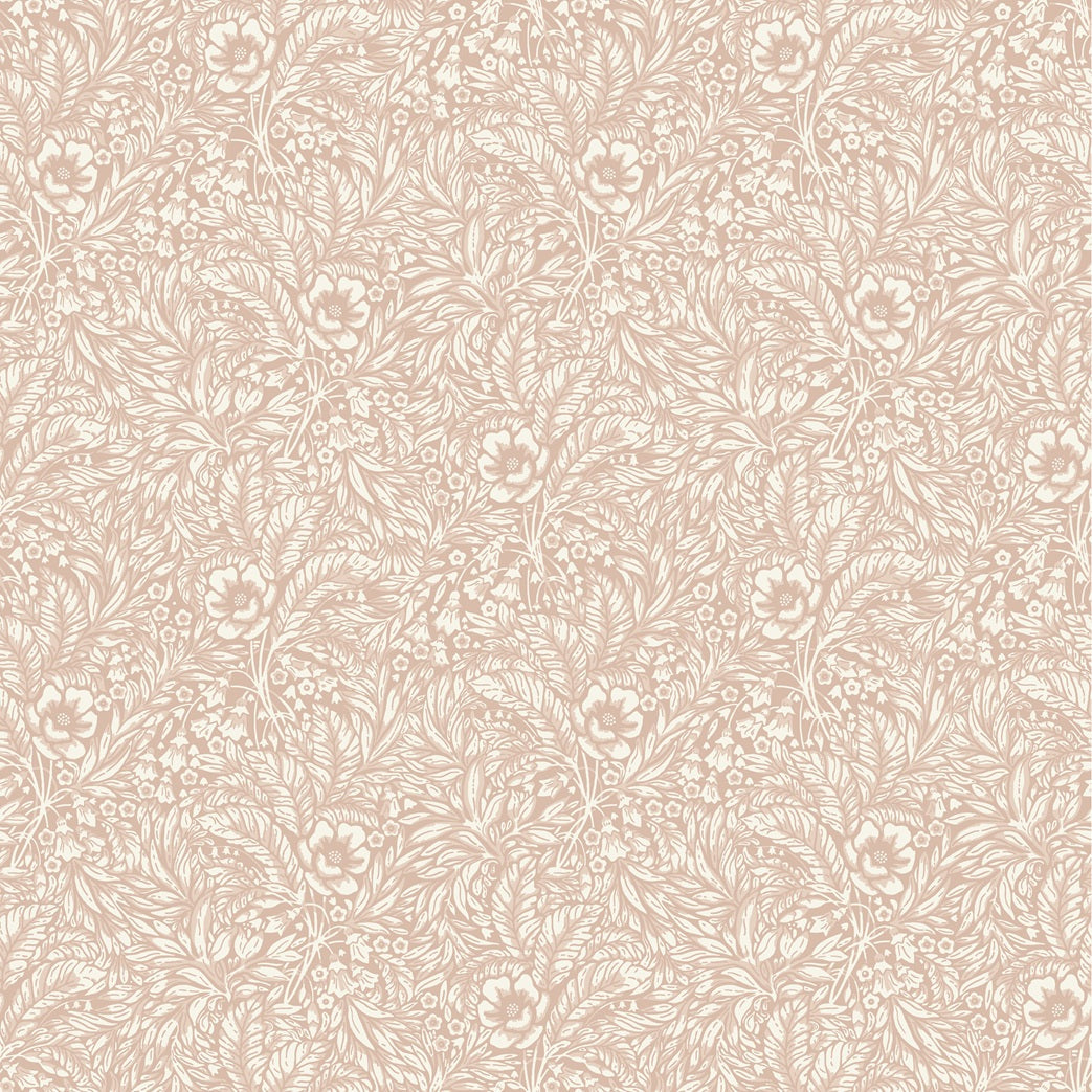 Emma Floral Wallpaper - Pink