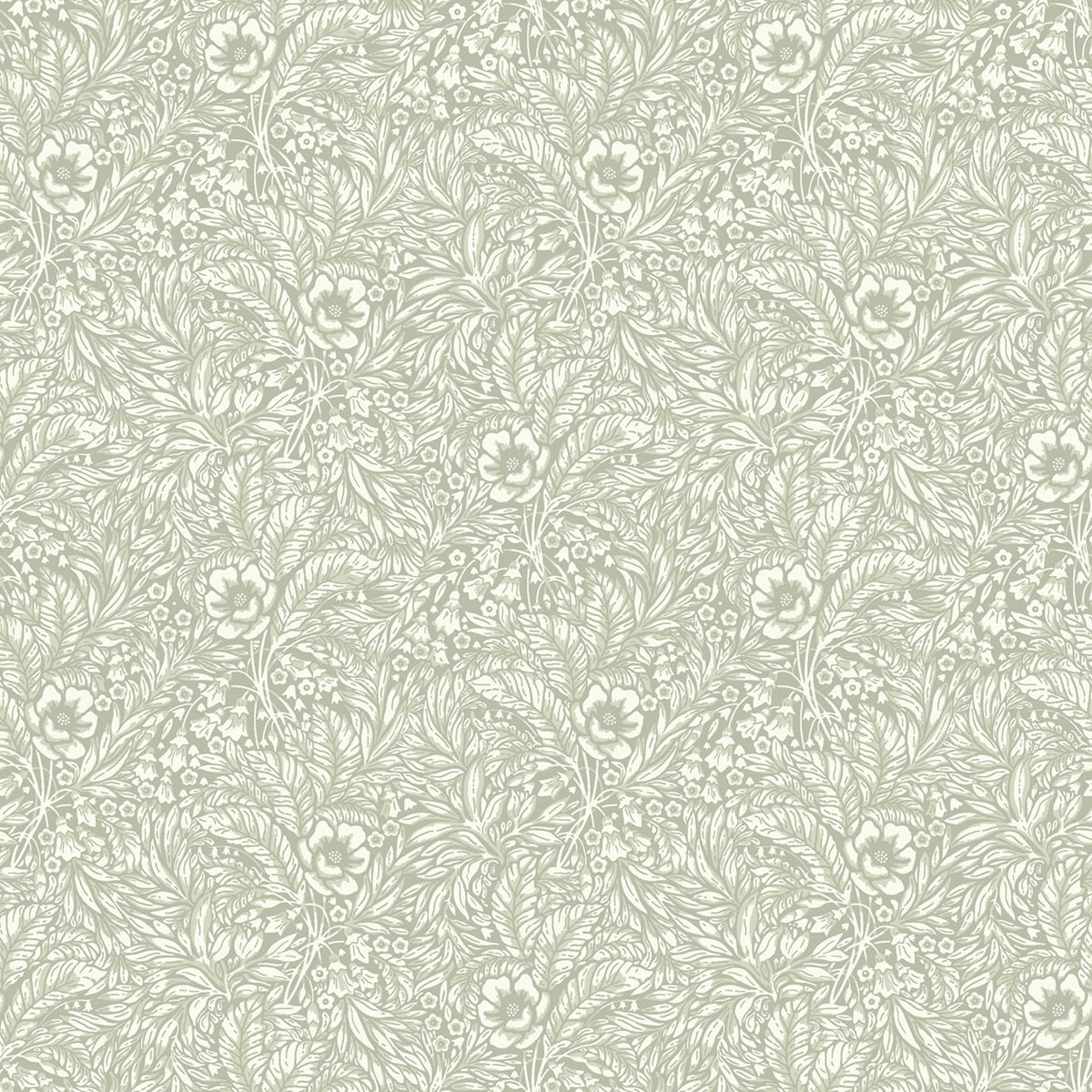 Sample - Emma Wallpaper - Green