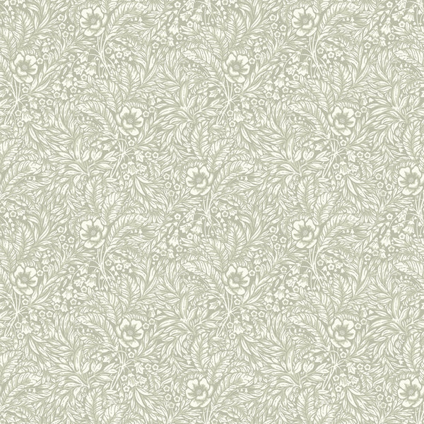 Sample - Emma Wallpaper - Green