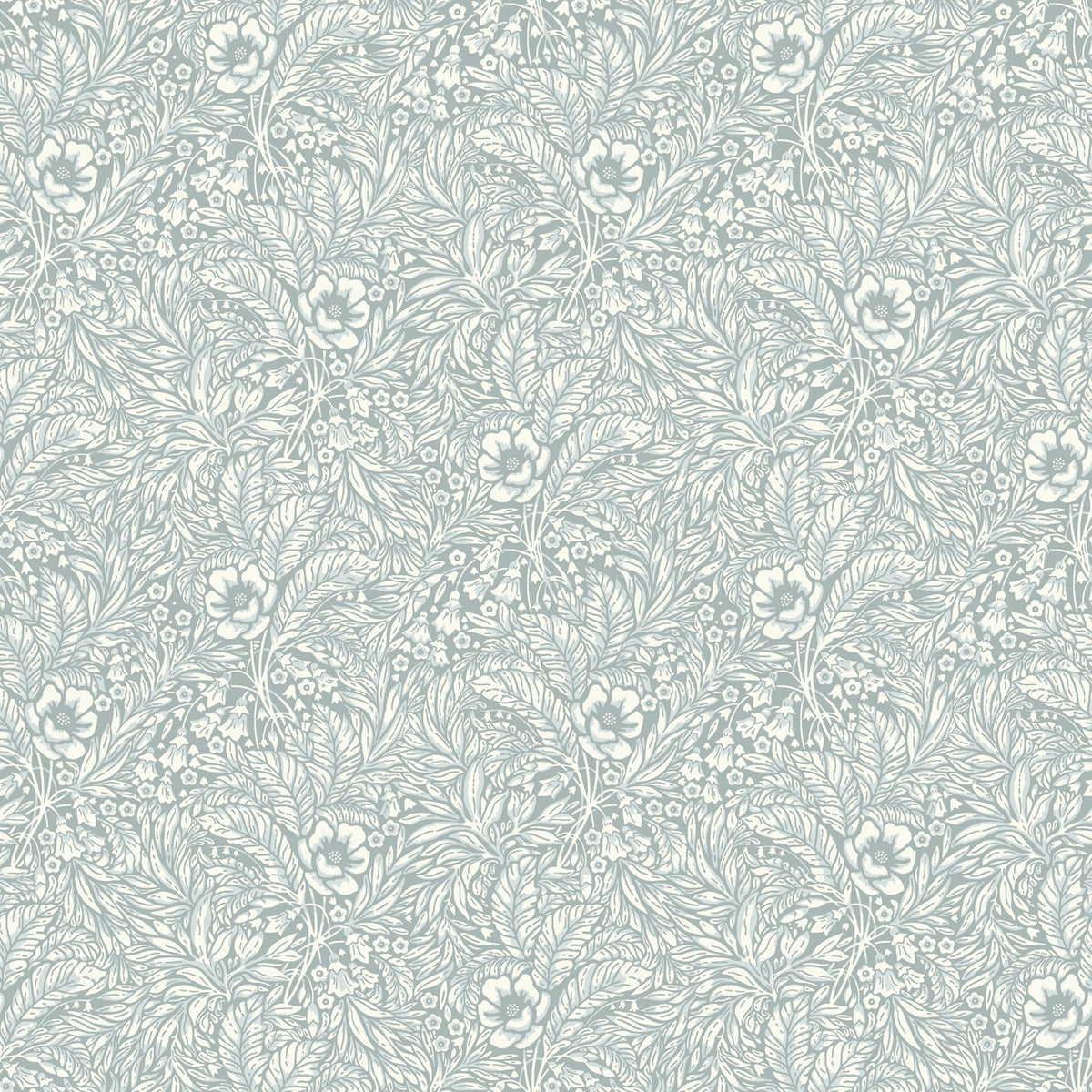 Sample - Emma Wallpaper - Blue