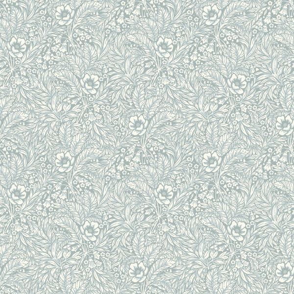 Sample - Emma Wallpaper - Blue