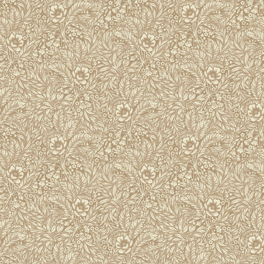 Emma Floral Wallpaper - Brown