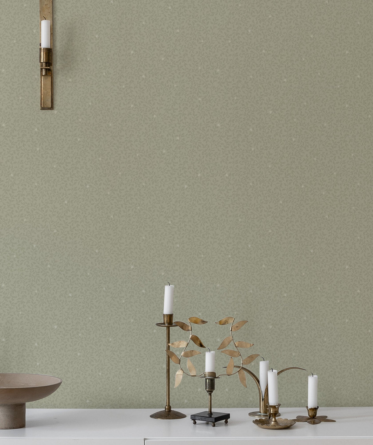 Edvin Wallpaper - Dark Green