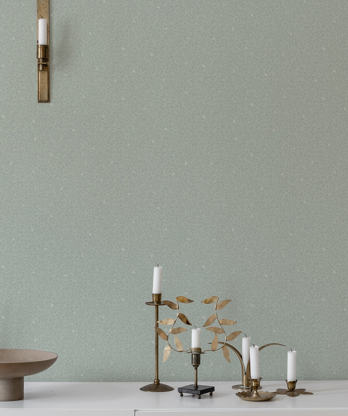 Edvin Wallpaper - Light Blue