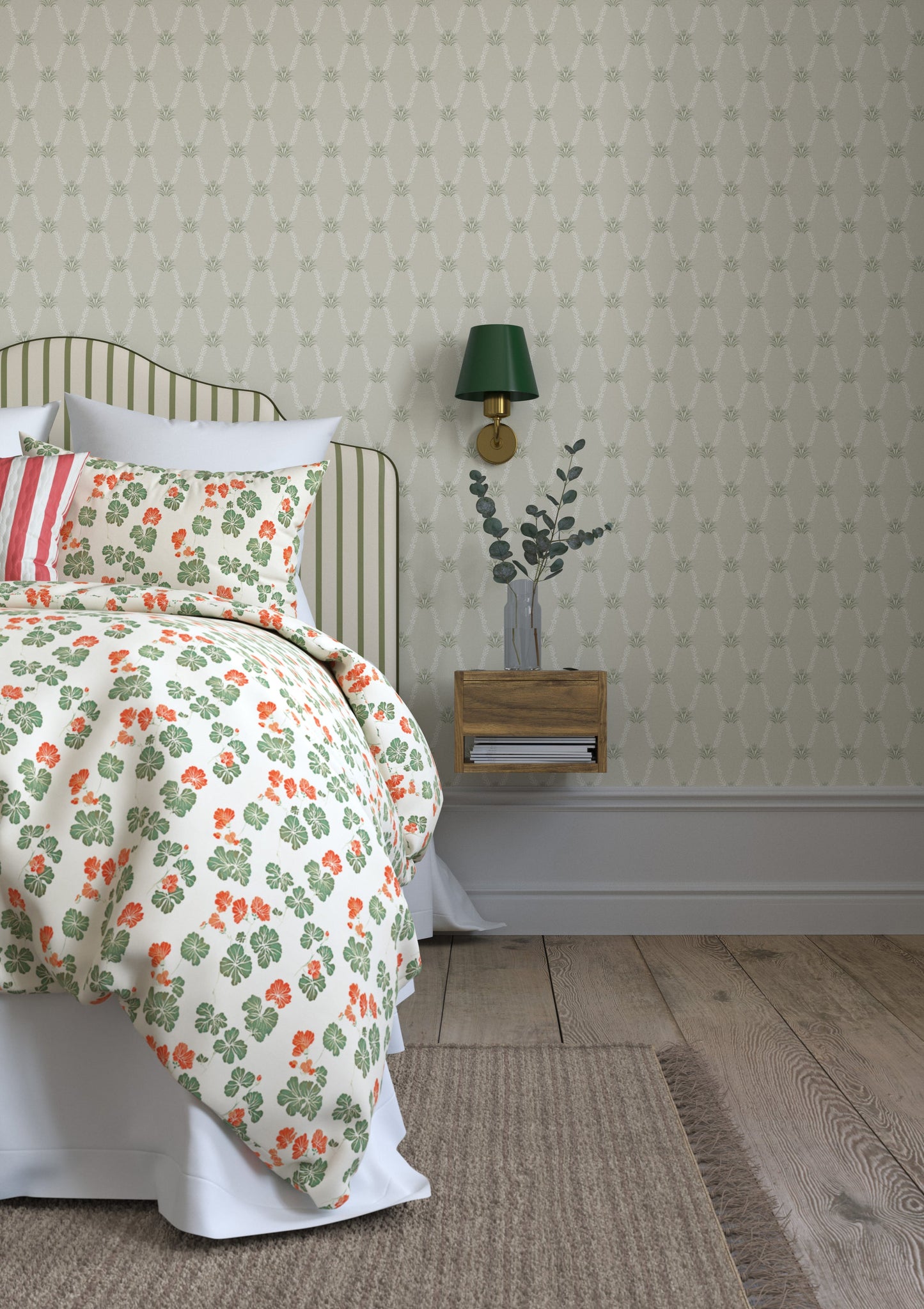 Hedvig Wallpaper - Green