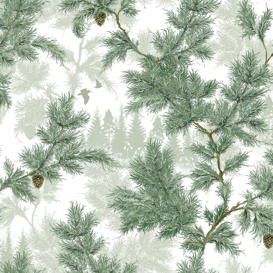 Sommargläntan Wallpaper - Green