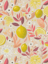 Limoncello Lemon Grove Wallpaper – Pink