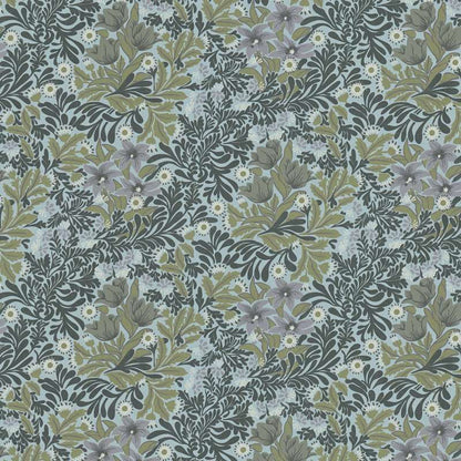 Antique Floral Trails Wallpaper Online NZ | The Inside - Green