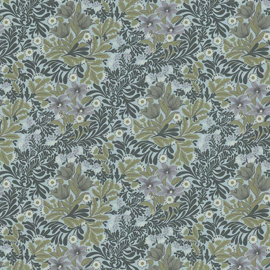Antique Floral Trails Wallpaper Online NZ | The Inside - Green