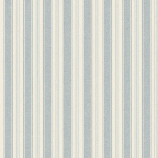 Erik Stripe Classical Wallpaper – Blue