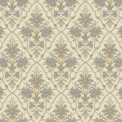 Viktoria Historical Wallpaper – Blue