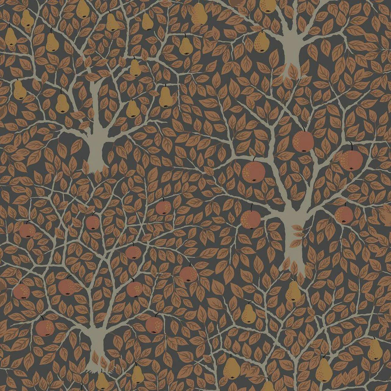 Pomona Pear Wallpaper - Brown