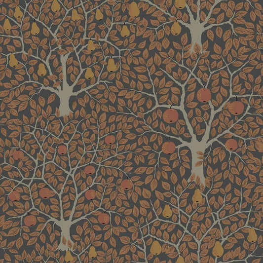 Pomona Pear Wallpaper - Brown