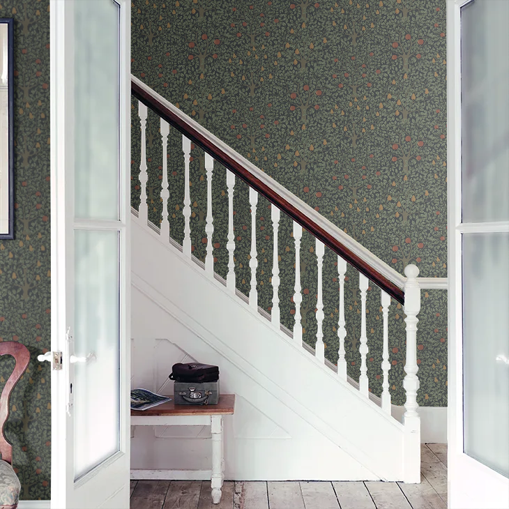 Pomona Pear Wallpaper - Black
