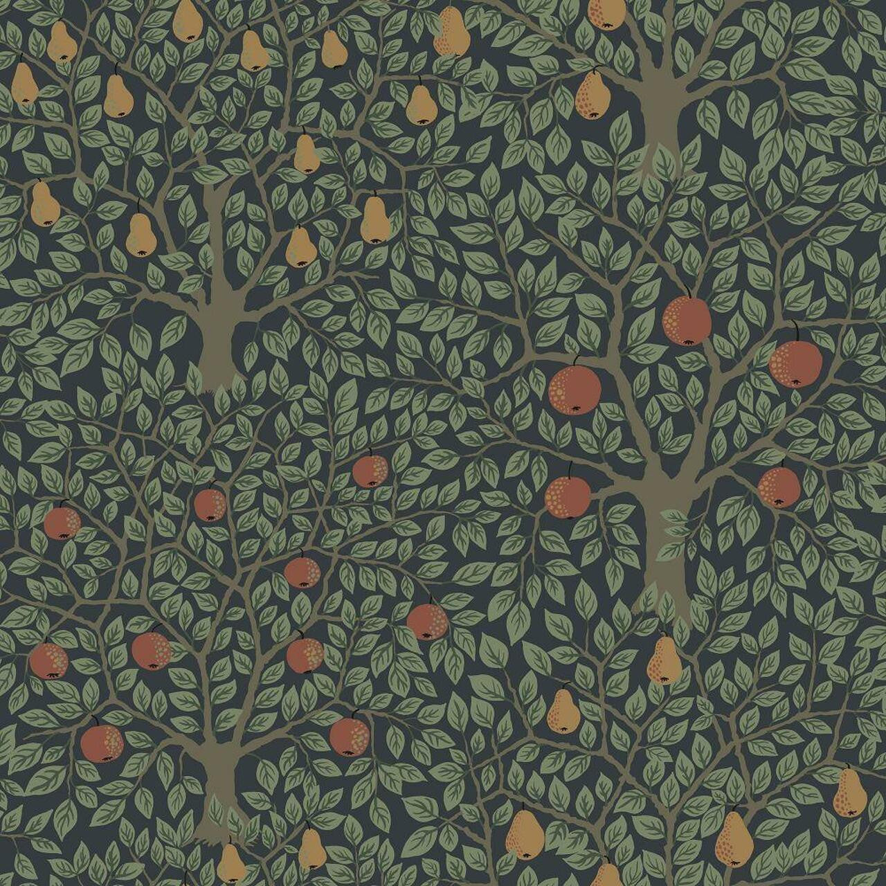 Pomona Pear Wallpaper - Black