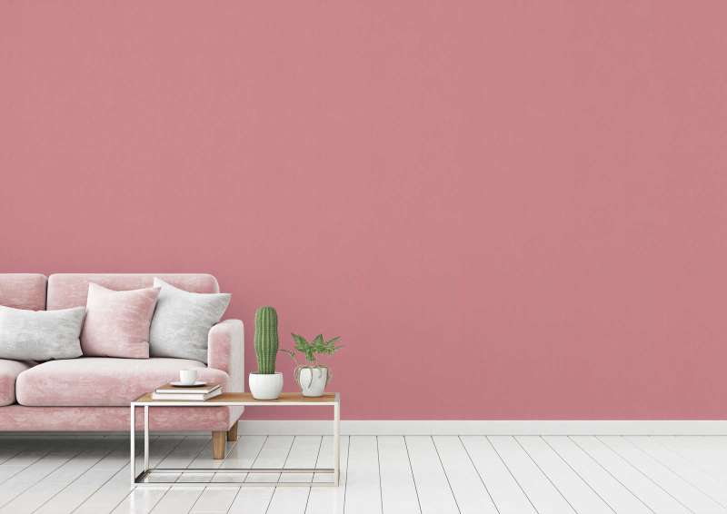 Art of Eden Plain Coordinate Wallpaper - Dark Pink