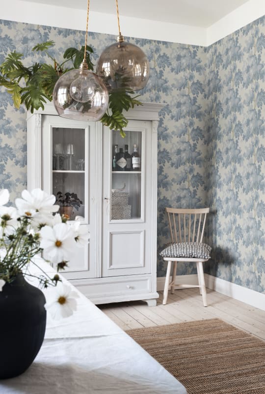 Raphael Wallpaper - Light Blue