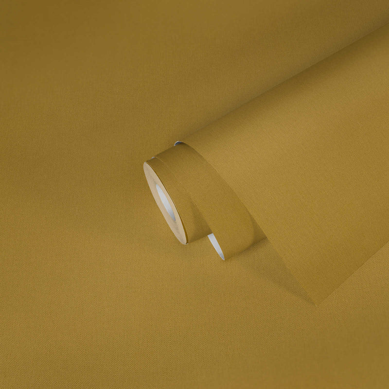Art of Eden Plain Coordinate Wallpaper - Off Yellow