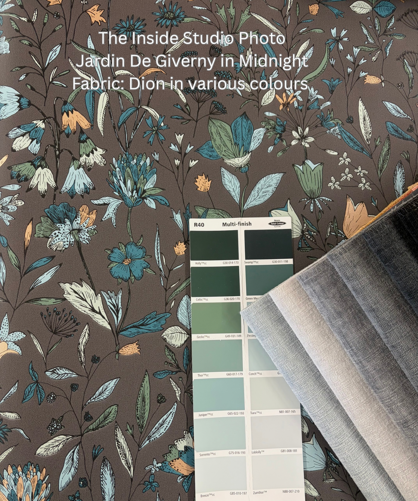 Jardin De Giverny Wallpaper - Midnight - Last 30 Rolls